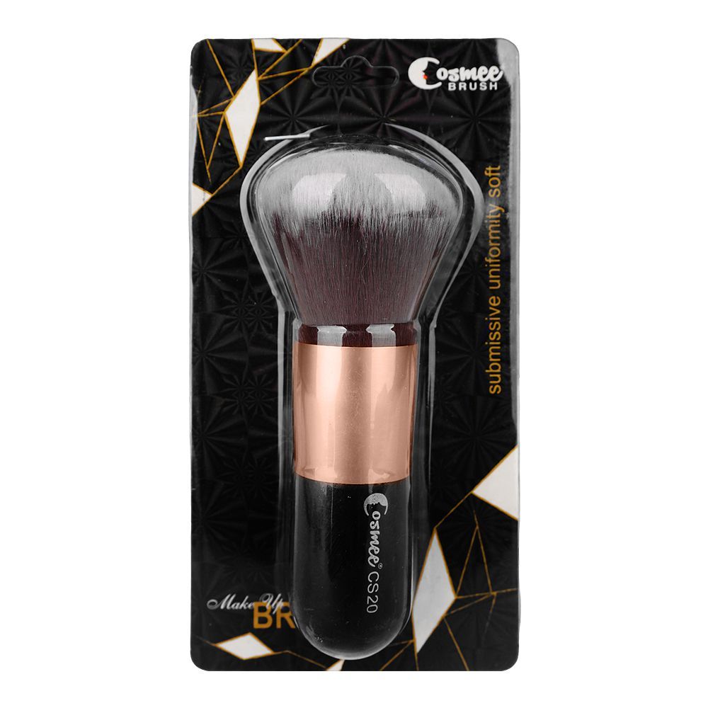 Cosmee Makeup Brush, Ideal For Uniform & Natural Makeup, 1-Pack, CS20 - Front View