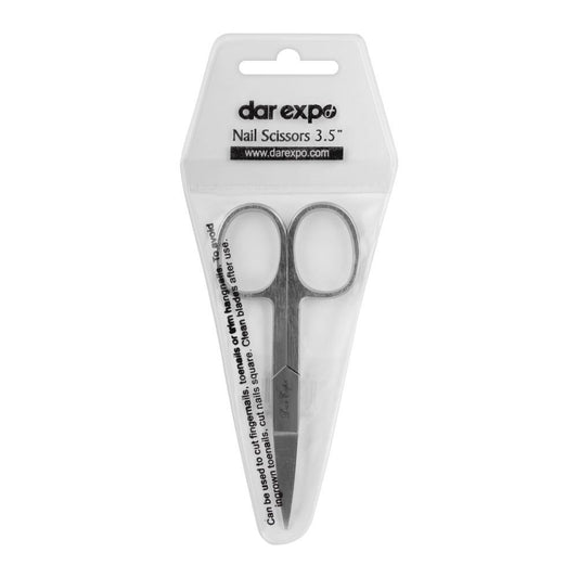 Dar Expo Stainless Steel Nail Scissors, 3.5 Inches - Front View