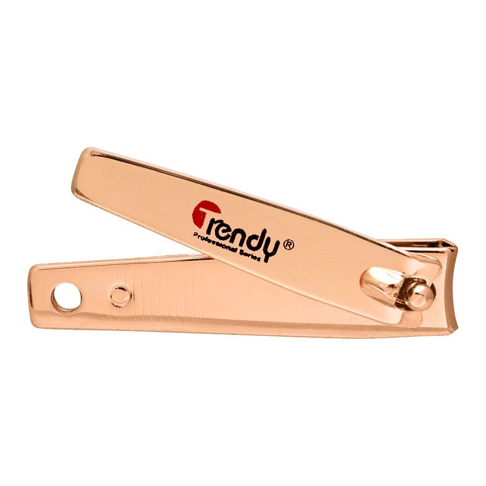 Trendy Nail Clippers, Golden, TD-104 - Front View