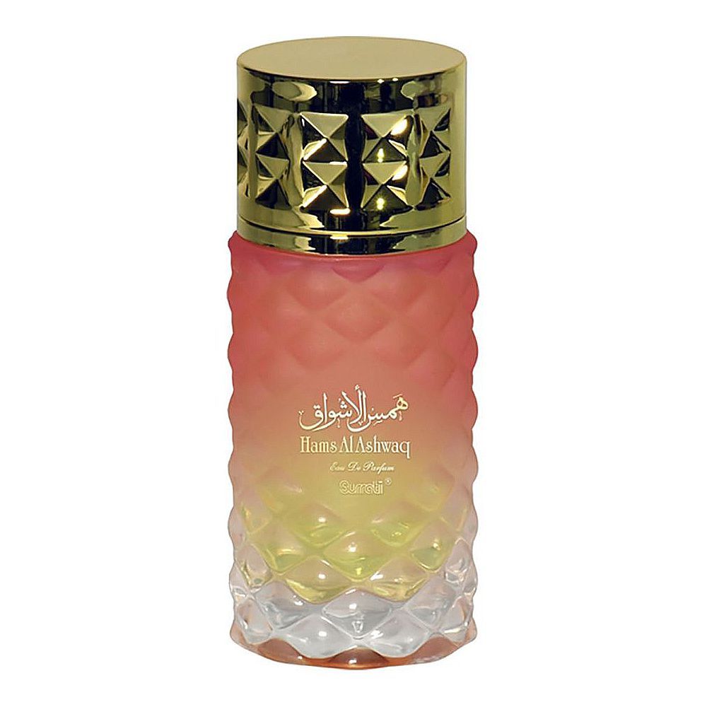 Surrati Hams Al Ashwaq Eau De Parfum, Fragrance For Women, 100ml - Front View