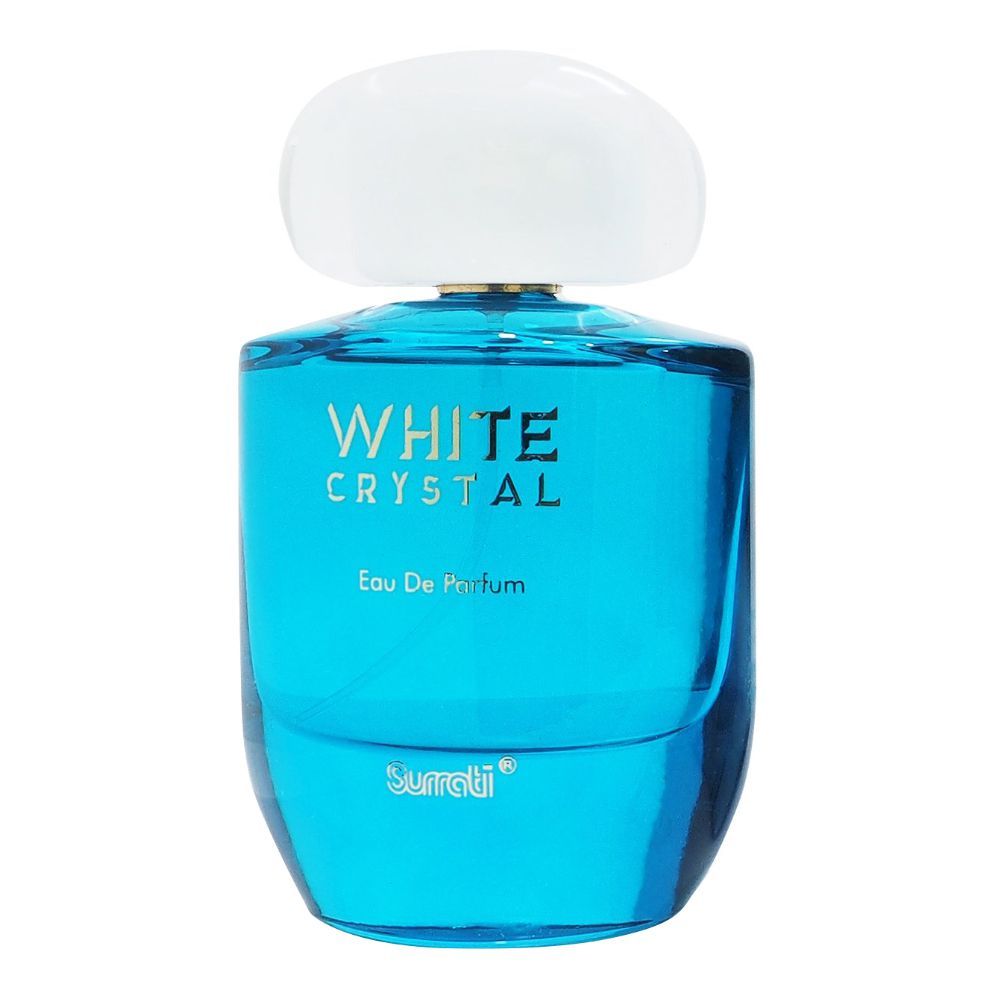 Surrati White Crystal Eau De Parfum, Fragrance For Men, 100ml - Front View