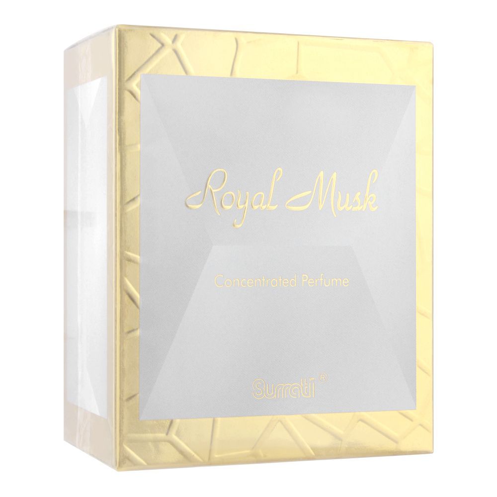 Surrati Royal Musk Concentrated Perfume Oil, Attar For Men & Women, 30ml - Front View