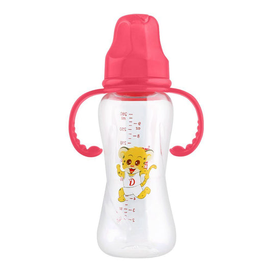 Baby World Baby Feeding Bottle With Handle, 240ml, BW2025 - Front View