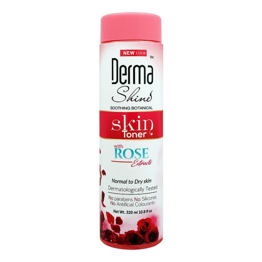 Derma Shine Soothing Botanical Toner, With Rose Extracts, Normal To Dry Skin, 295ml -  Front View