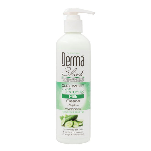 Derma Shine Cucumber Cleansing Milk, 250ml -  Front View