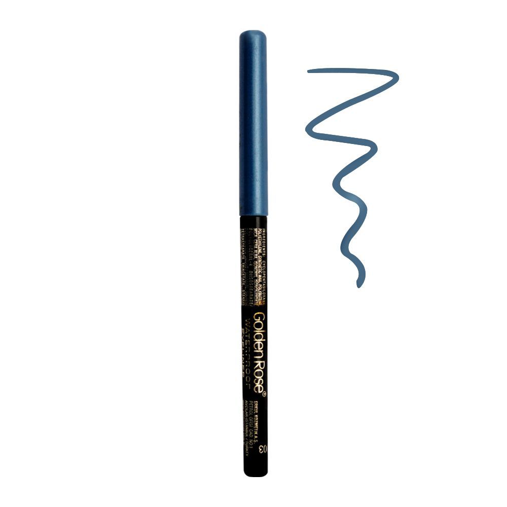 Golden Rose Waterproof Automatic Eyeliner, 03 - Front View