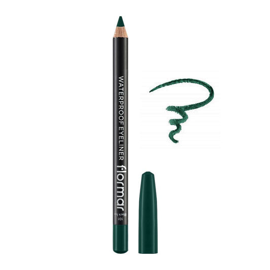 Flormar Waterproof Eye Liner, 111 Intensive Jade - Front View