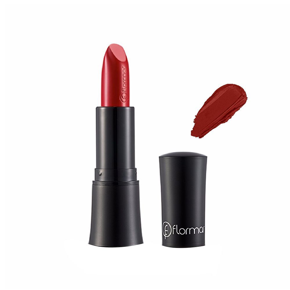 Flormar Super Matte Lipstick, 206 Red Luxury - Front View