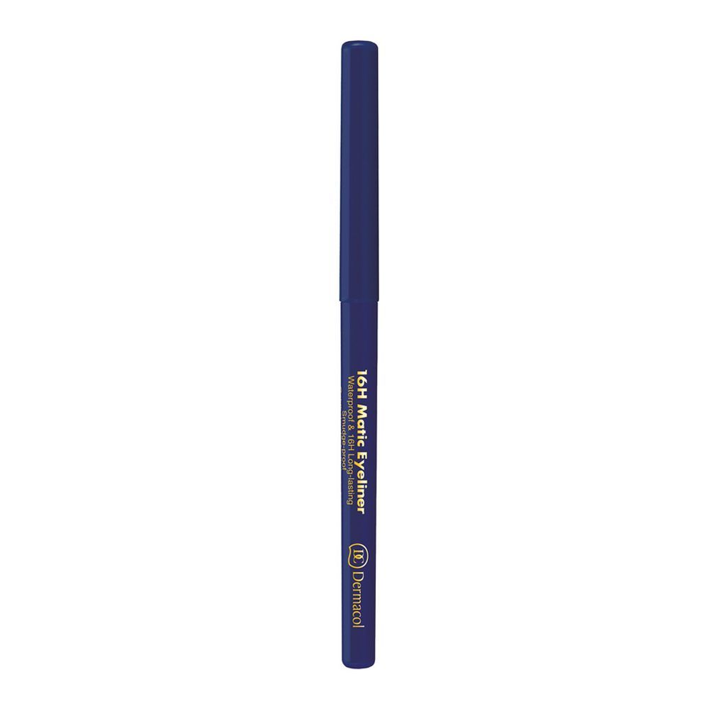 Dermacol 16H Waterproof & Long Lasting Matic Eyeliner, Blue - Front View