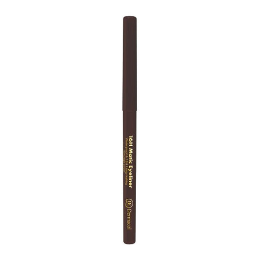 Dermacol 16H Waterproof & Long Lasting Matic Eyeliner, Brown - Front View