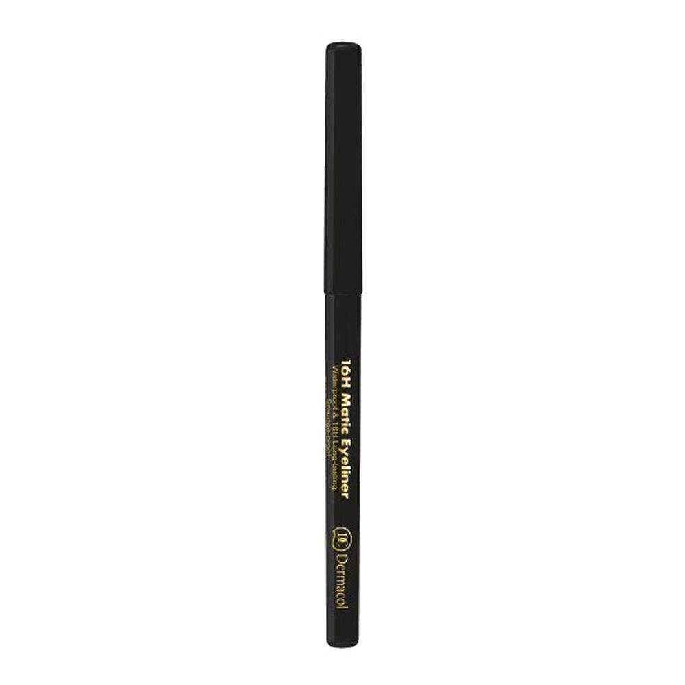 Dermacol 16H Waterproof & Long Lasting Matic Eyeliner, Black - Front View