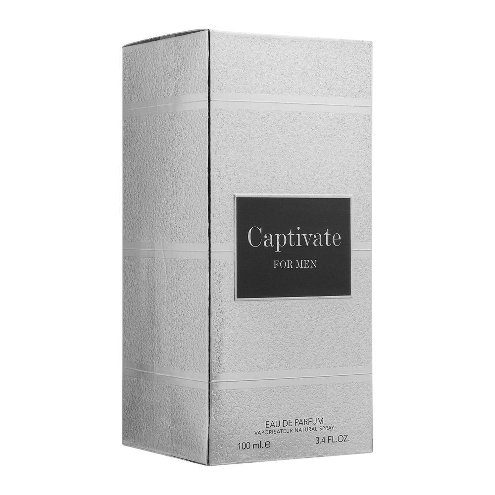 Rivaj Captivate For Men Eau De Parfum For Men, 100ml - Front View