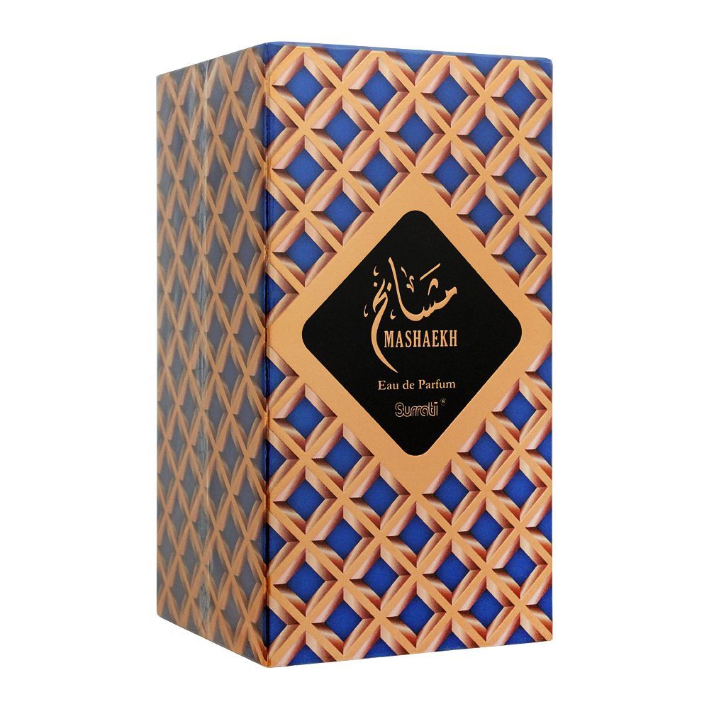 Surrati Mashaekh Eau De Parfum, Fragrance For Men, 100ml - Front View