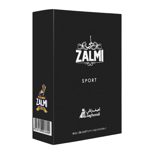 Asgharali Zalmi Sport Eau De Parfum, Fragrance For Men, 50ml - Front View