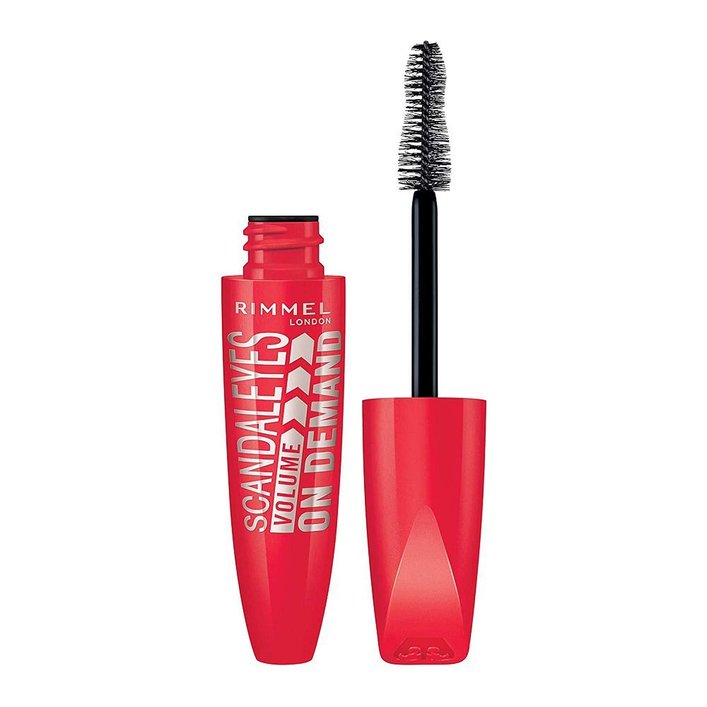 Rimmel Scandaleyes Volume On Demand Mascara, 001 Black - Front View