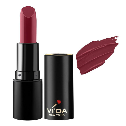 Vi'da New York Matte Matters Lipstick, 202 Royal Sin - Front View