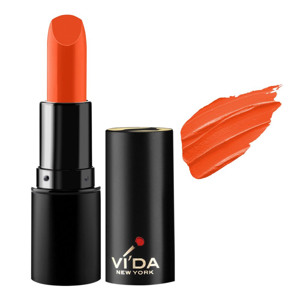 Vi'da New York Matte Matters Lipstick, 301 Citrus Crush - Front View