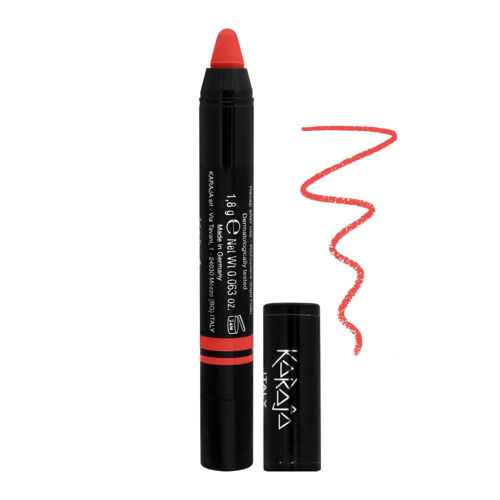 Karaja Butterfly Silky Matt Jumbo Twist Featherlight Intense Lipstick, No. 8 - Front View