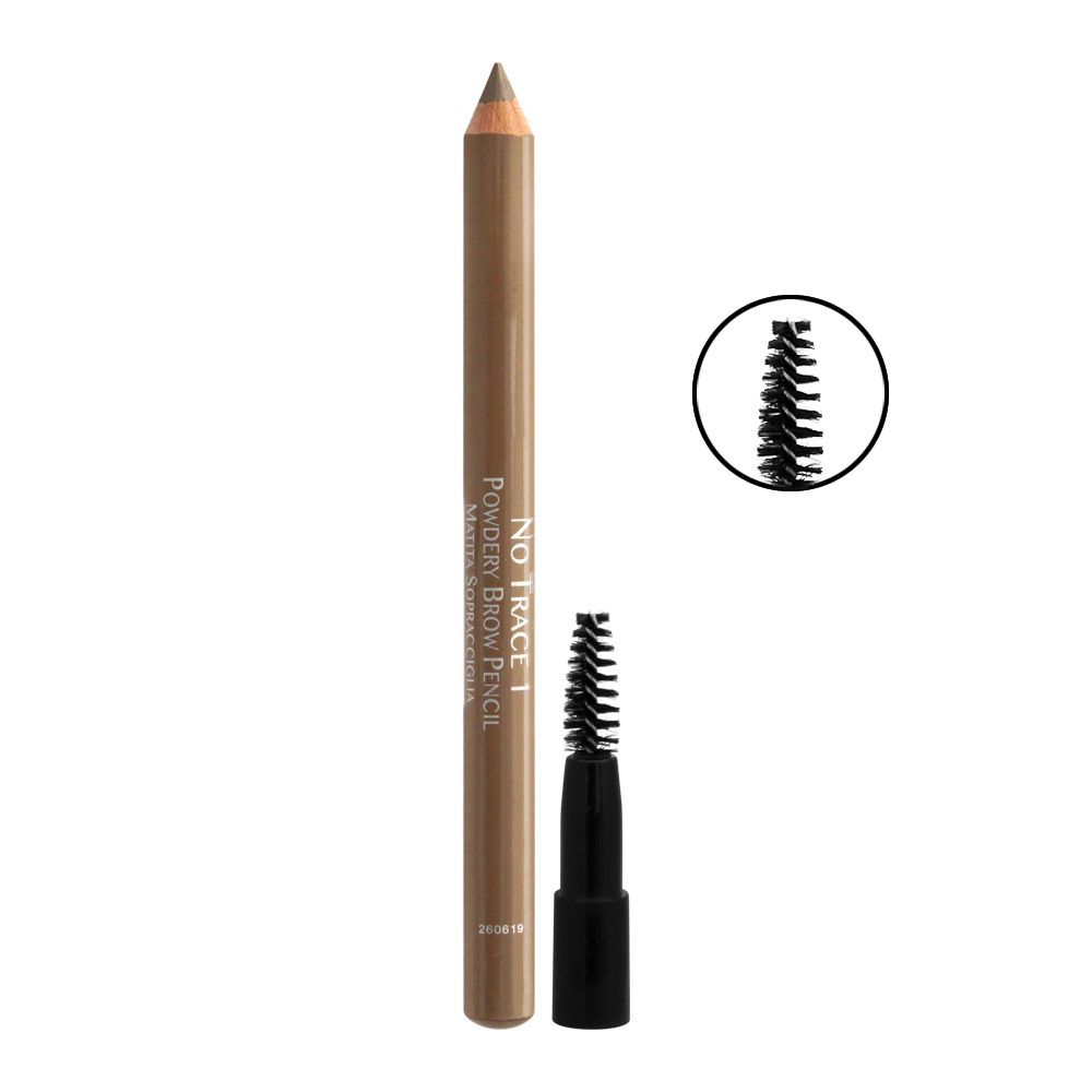 Karaja, No Trace Powdery Brow Pencil, No. 1 - Front View