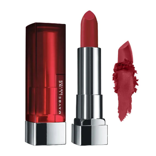 Maybelline New York Color Sensational Creamy Matte Lipstick, 691 Rich Ruby - Front View