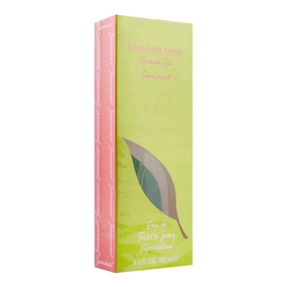 Elizabeth Arden Green Tea Summer Eau De Toilette, Fragrance For Women, 100ml - Front View