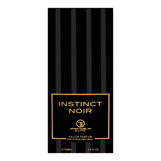 Grandeur Elite Instinct Noir Eau De Parfum, Fragrance For Men, 100ml - Front View