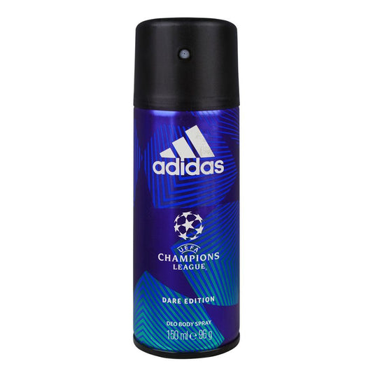 Adidas Champions League Dare Edition Deodorant Body Spray, For Men, 150ml - Front View