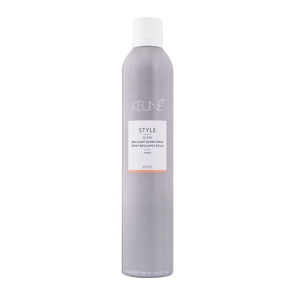 Keune Style Gloss Brilliant Gloss Hair Spray, N-110, 500ml - Front View