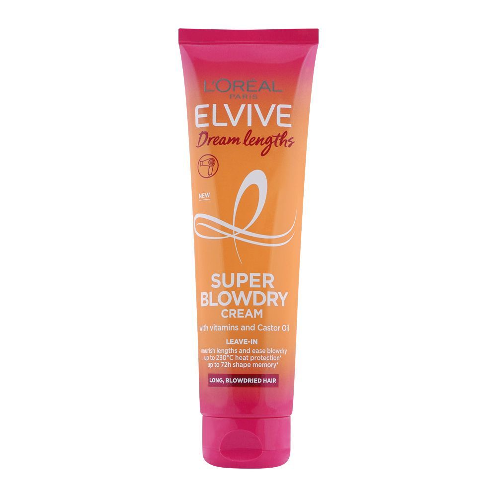 L'Oreal Paris Elvive Dream Lights Super Blowdry Hair Cream, 150ml - Front View