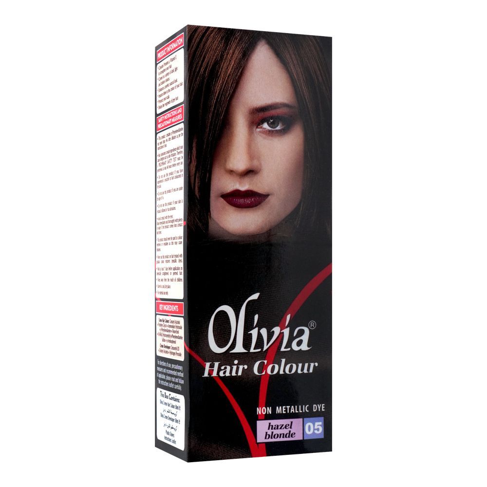 Olivia Hair Colour, 05 Hazel Blonde -  Front View