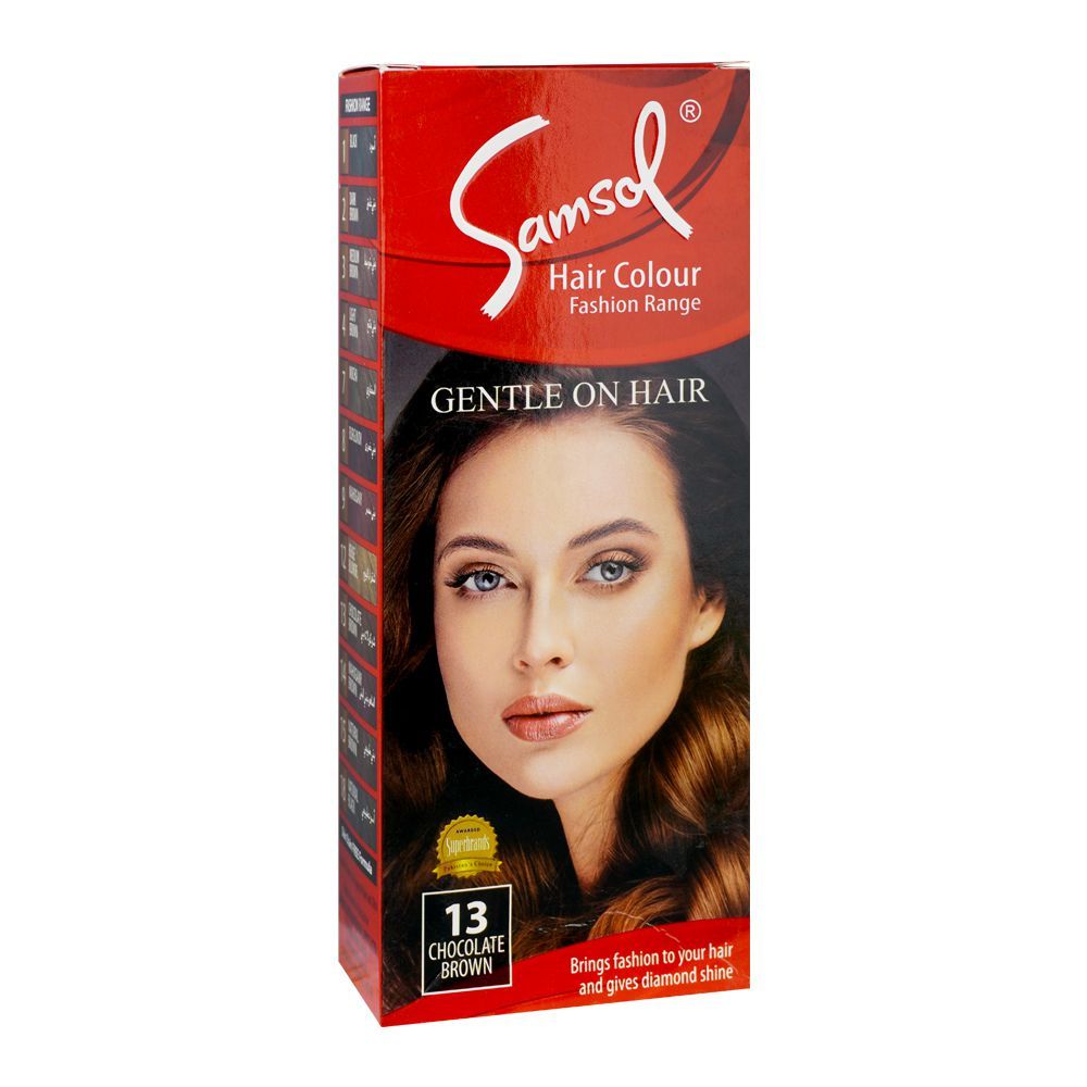 Samsol Fashion Range Hair Colour, 13 Chocolate Brown -  Front View