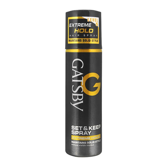 Gatsby Set & Keep Extreme Hold Hair Spray, 66ml - Front View