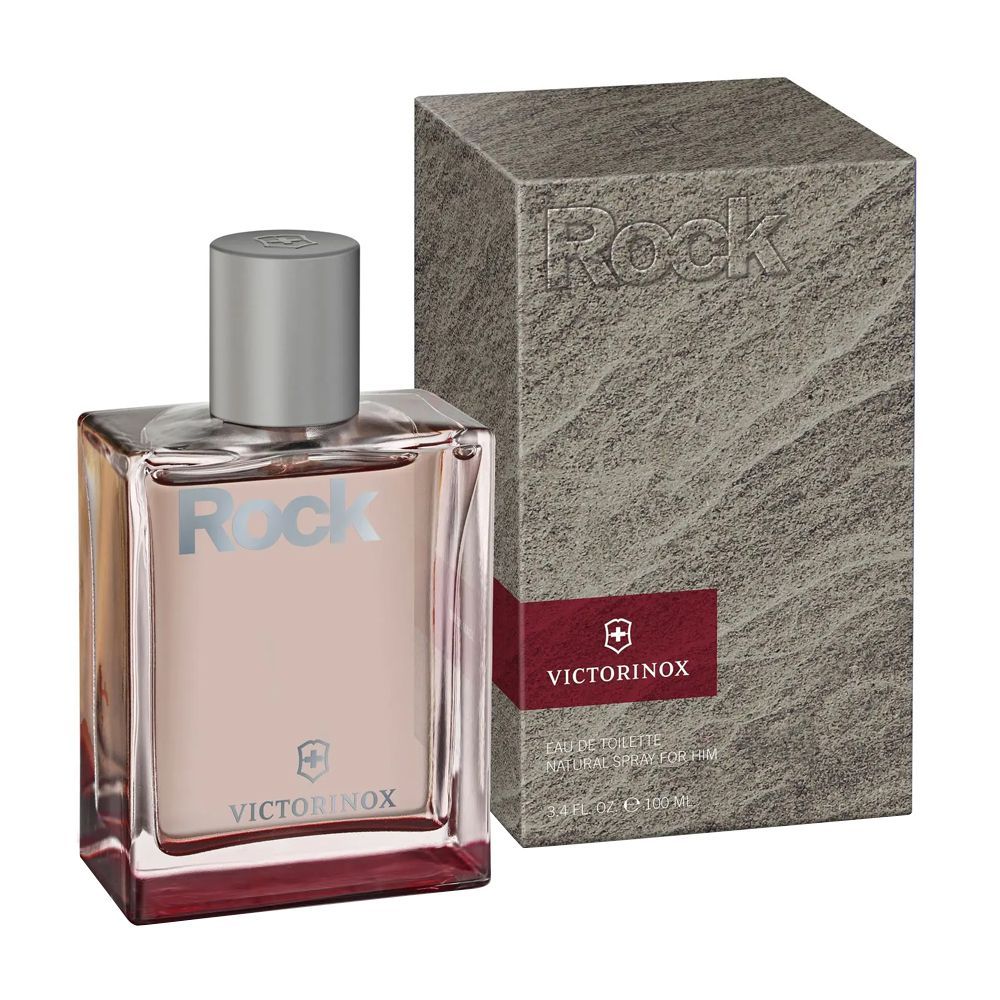 Victorinox Rock For Him Eau De Toilette, Fragrance For Men, 100ml - Front View