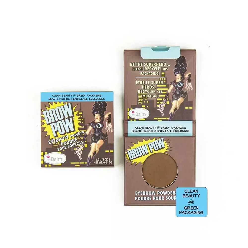 theBalm Brow Pow Eyebrow Powder, 1.2g, Light Brown - Front View