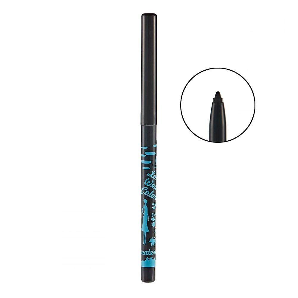 Vipera Long Wearing Color Waterproof Eye & Brow Liner Black Basalt - Front View