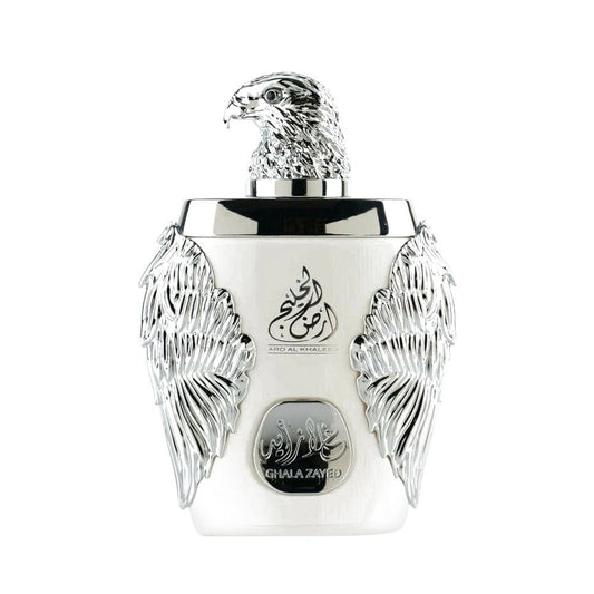 Ghala Zayed Luxury Silver Eau De Parfum, Fragrance For Men, 100ml - Front View