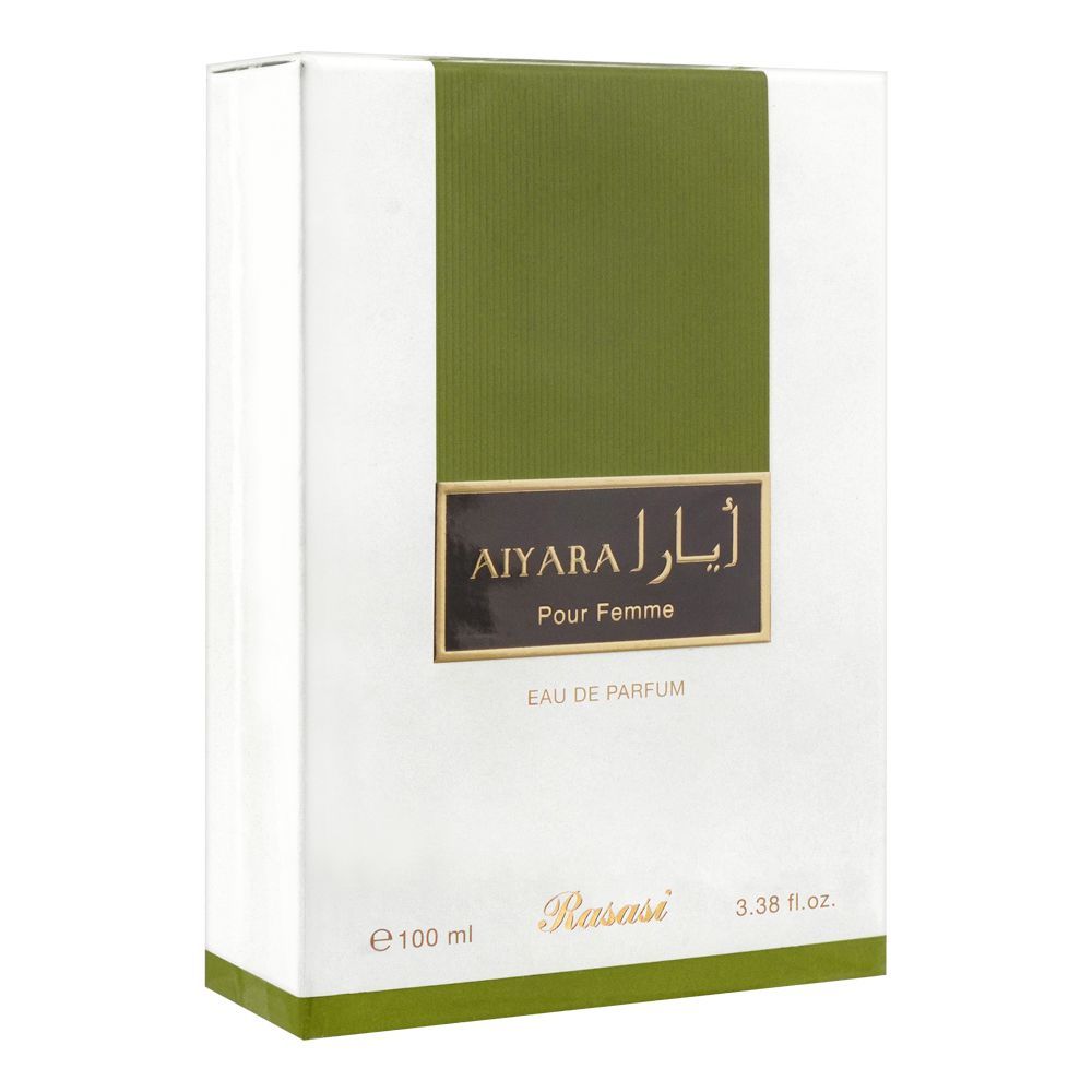 Rasasi Aiyara Pour Femme, EDP, Fragrance For Women, 100ml - Front View