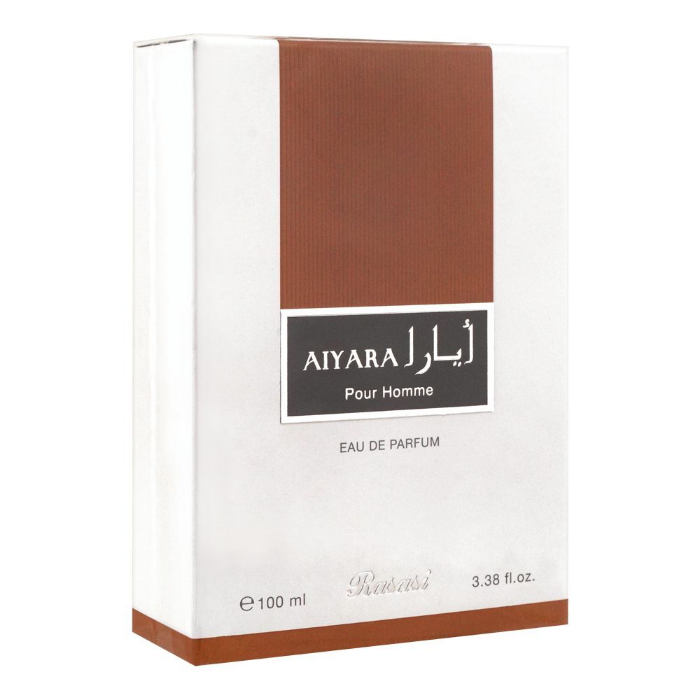 Rasasi Aiyara Pour Homme, EDP, Fragrance For Men, 100ml - Front View