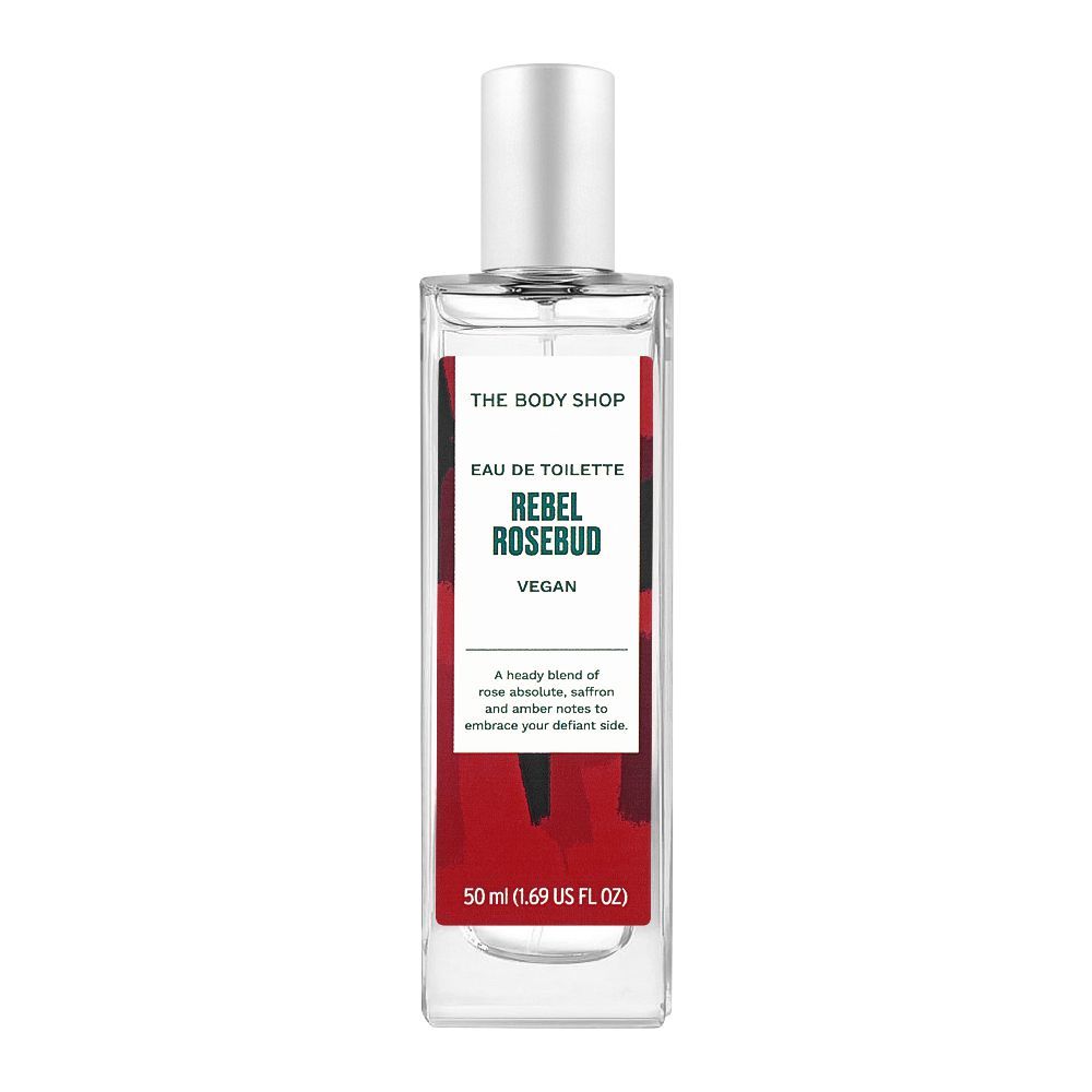 The Body Shop Rebel Rosebud Vegan, Eau De Toilette, 50ml - Front View