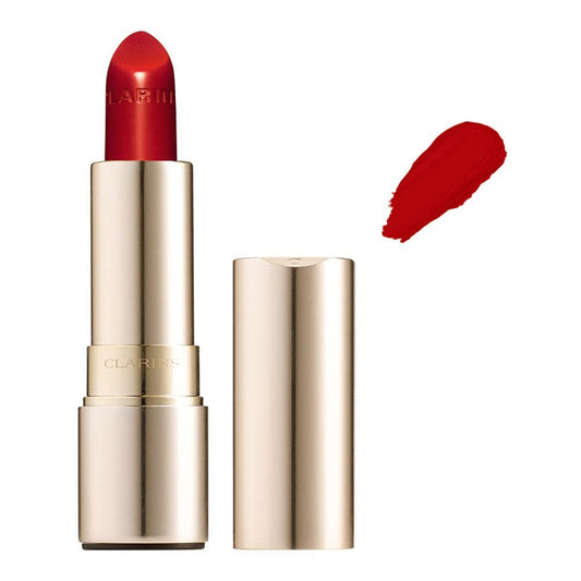 Clarins Paris Joli Rouge Moisturizing Long-Wearing Lipstick, Tenue Hydratation, 763 Fiery Red - Front View