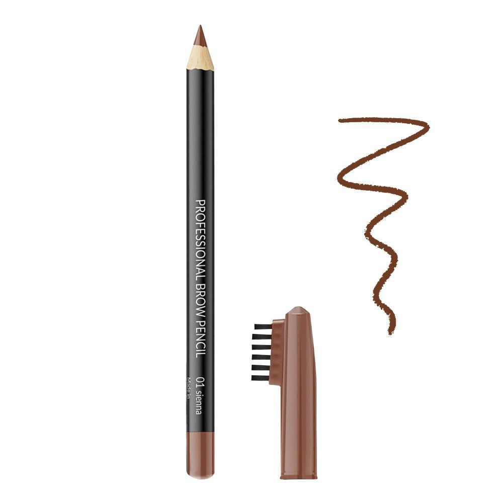 Vipera Professional Eye Brow Pencil, 01, Sienna - Front View