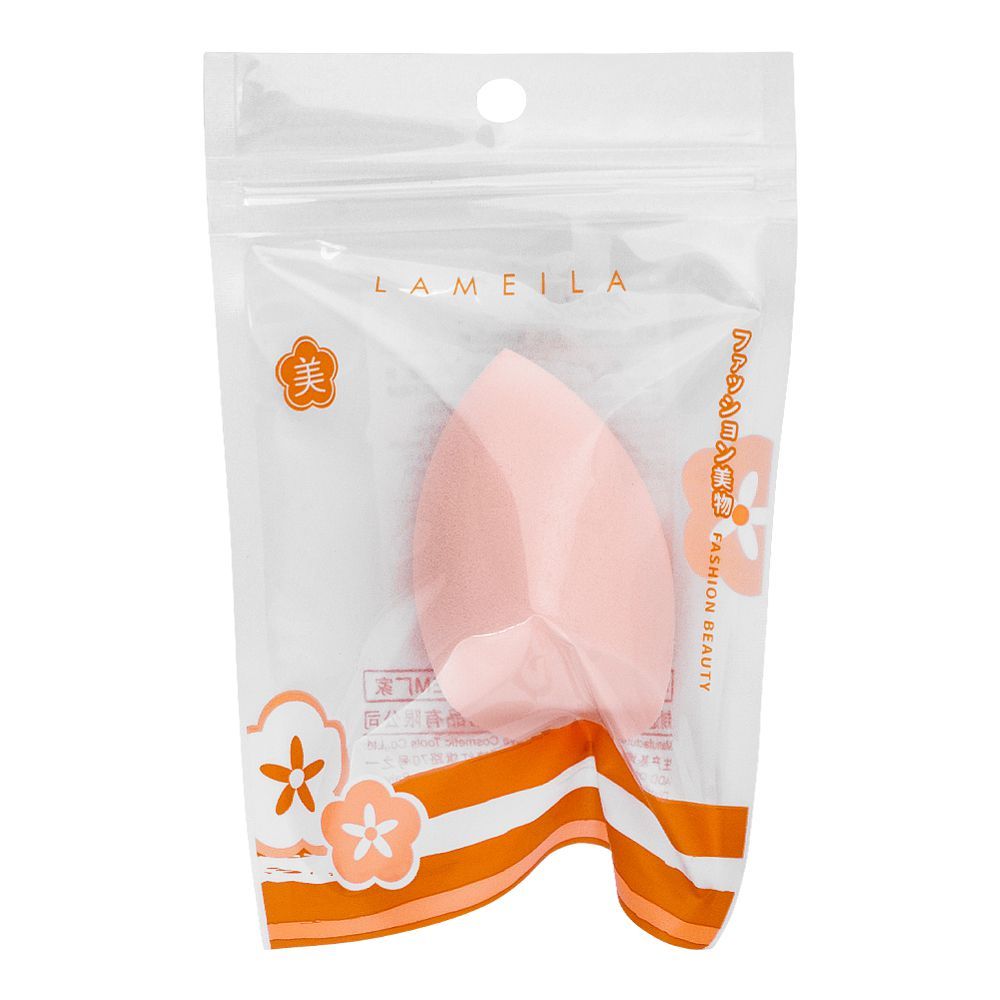 Lameila Beauty Makeup Sponge, Pink, A79946, 1-Pack - Front View