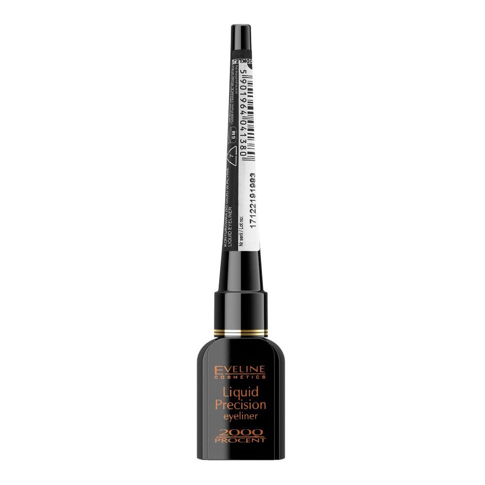 Eveline Liquid Precision Eyeliner, 2000, Procent Black - Front View