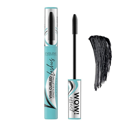 Eveline Viva Curled Lashes Length & Lifting Mascara, Black - Front View