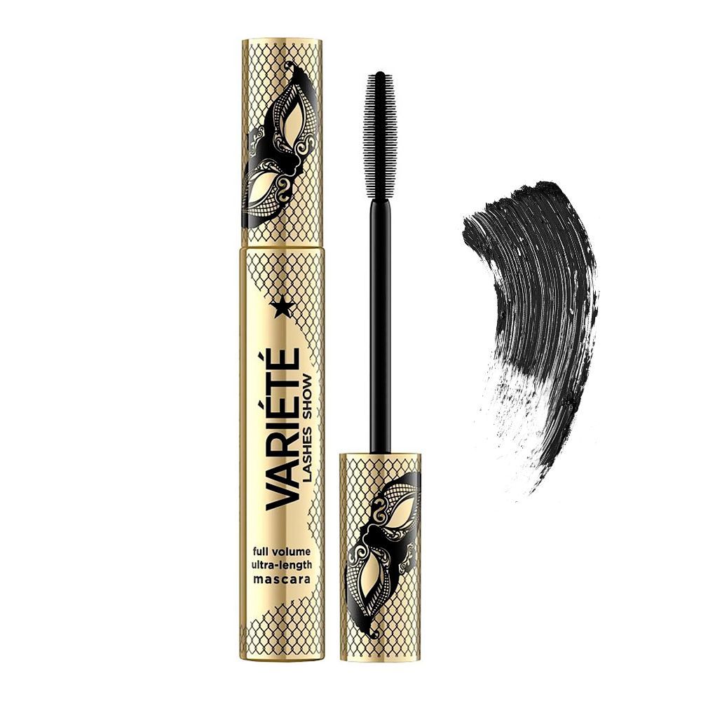 Eveline Variete Lashes Show Full Volume Length Mascara, Black - Front View