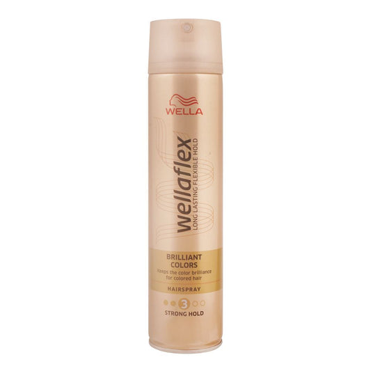 Wella Wellaflex Brilliant Colors Strong Hold Hair Spray, For Colored Hair, 250ml - Front View