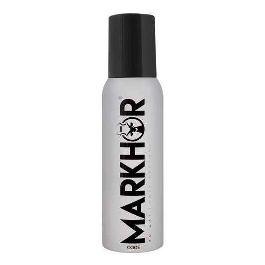 Markhor Code No Gas Body Spray, For Men, 120ml - Front View