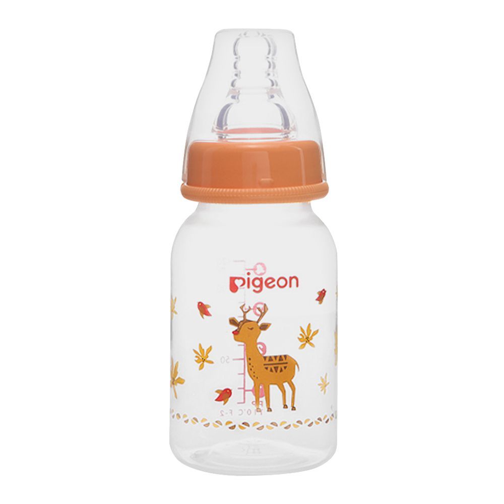 Pigeon Flexible SN Soft & Elastic PP Feeding Bottle, Deer, 120ml, A79399 - Front View