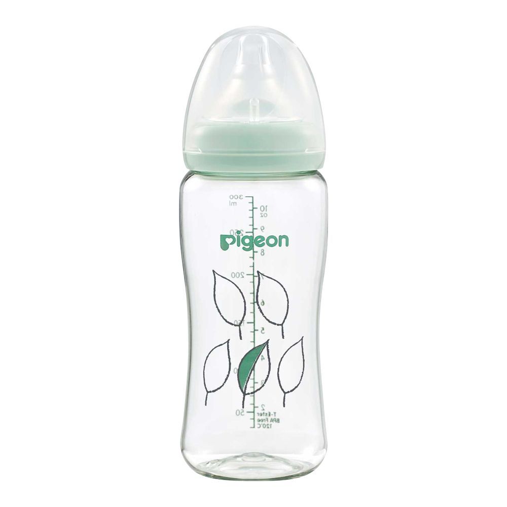 Pigeon Soft Touch WN T-Ester Feeding Bottle, Leaf, 300ml, A79451 - Front View