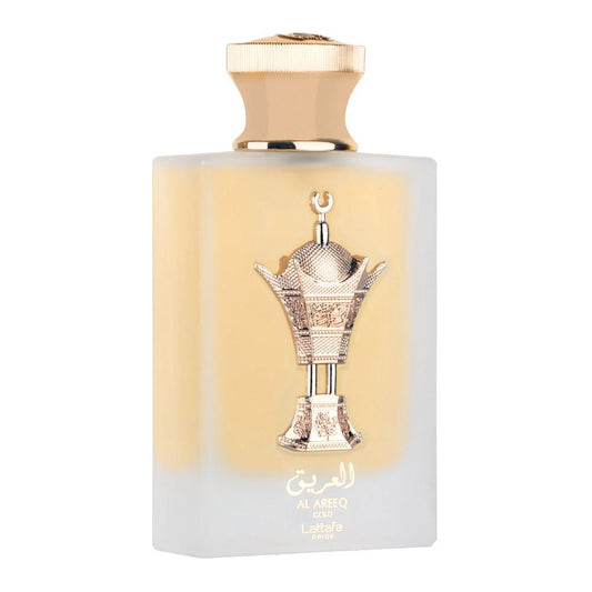 Lattafa Al Areeq Gold Eau De Parfum, For Men & Women, 100ml - Front View